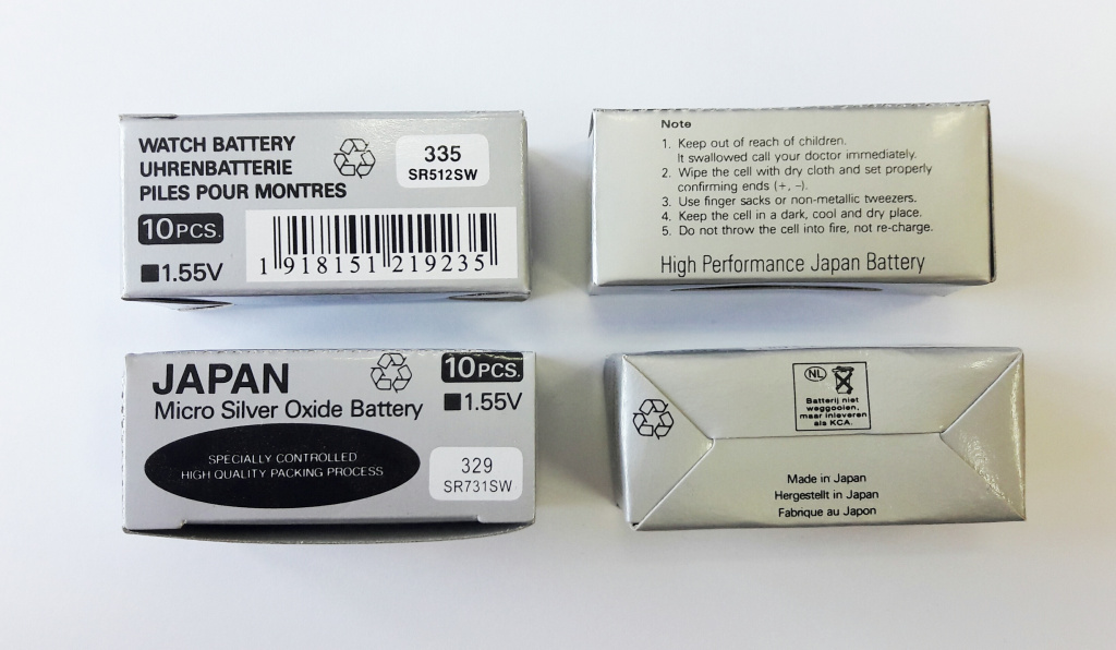 Элемент питания Sony Japan Micro Silver Oxide Battery SR44W (357)