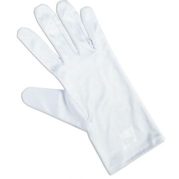 Перчатки белые женские,M, 8 размер  204-820